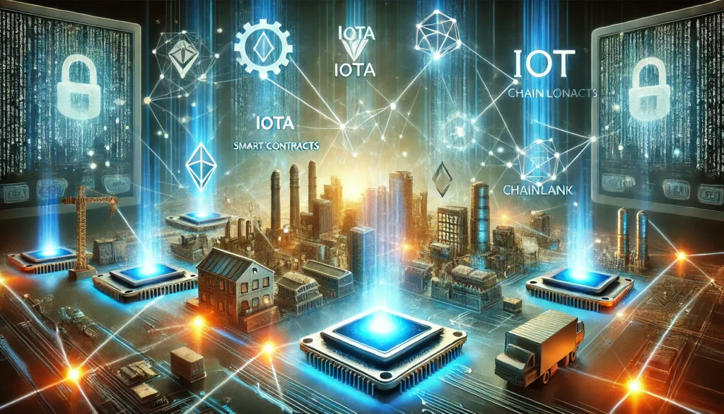 Dall·e 2024 08 23 10.06.06 An Image Illustrating The Concept Of Top 10 Iot Blockchain Projects To Wa.webp