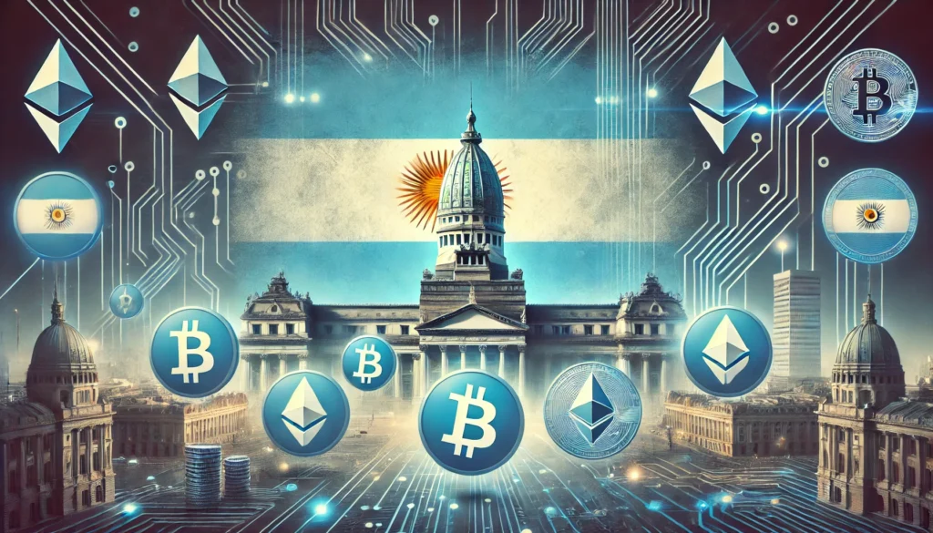 A Professional News Cover Image Depicting Argentinas Major Changes In Cryptocurrency Regulation. The.webp