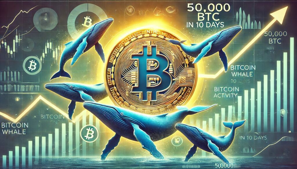 Dall·e 2024 10 11 06.51.08 A Financial Themed Image Focused On Bitcoin Whale Activity Indicating A P.jpeg