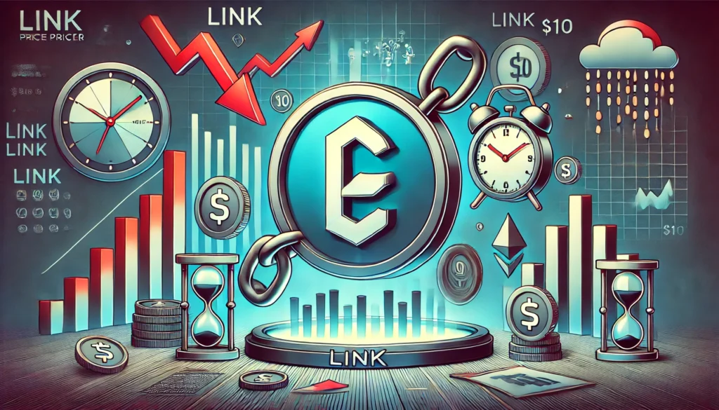 An Illustration Depicting The Topic Link Price Under Pressure 3 Factors That Could Push Chainlink B.webp