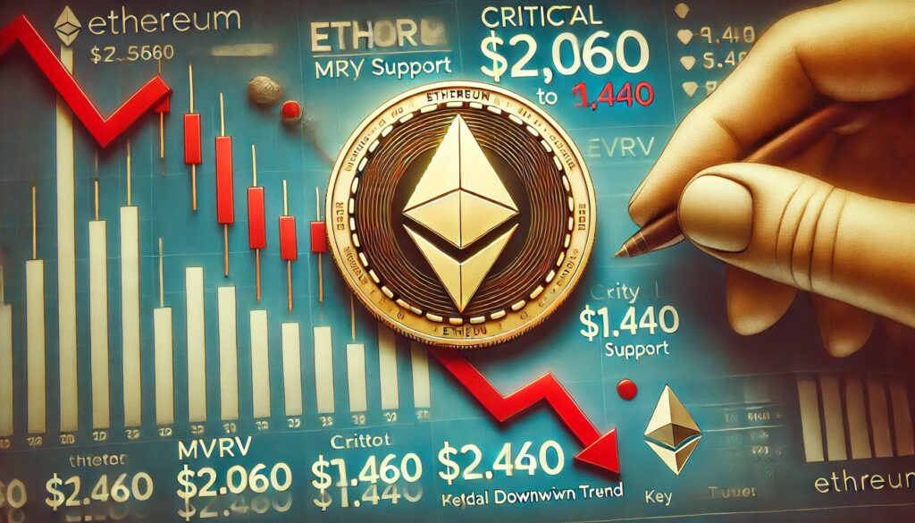 Dall·e 2025 03 11 10.15.34 a financial themed image illustrating ethereum eth testing critical mvrv.jpeg