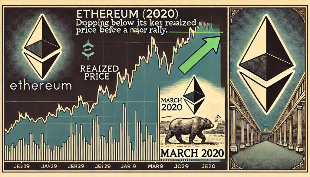 Dall·e 2025 04 09 03.52.57 a financial themed image illustrating ethereum eth dropping below its key.jpeg