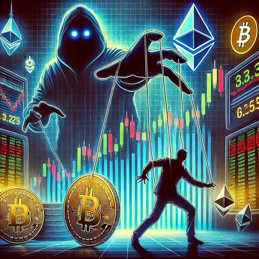 Fake cryptography market? The founder of the Defiance exploded exchanges on the manipulation of prices Dall·e 2025 04 15 15.03.15 a bold and symbolic digital illustration representing accusations of pric.jpeg