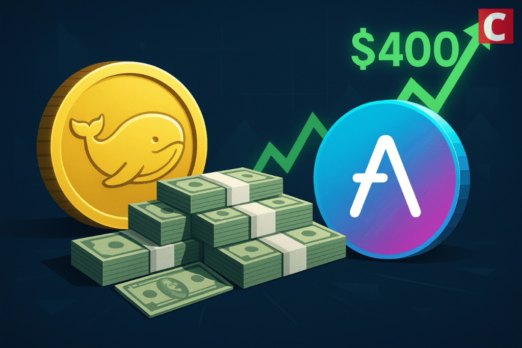 Whale buys 5m in aave price to explode to 400.png