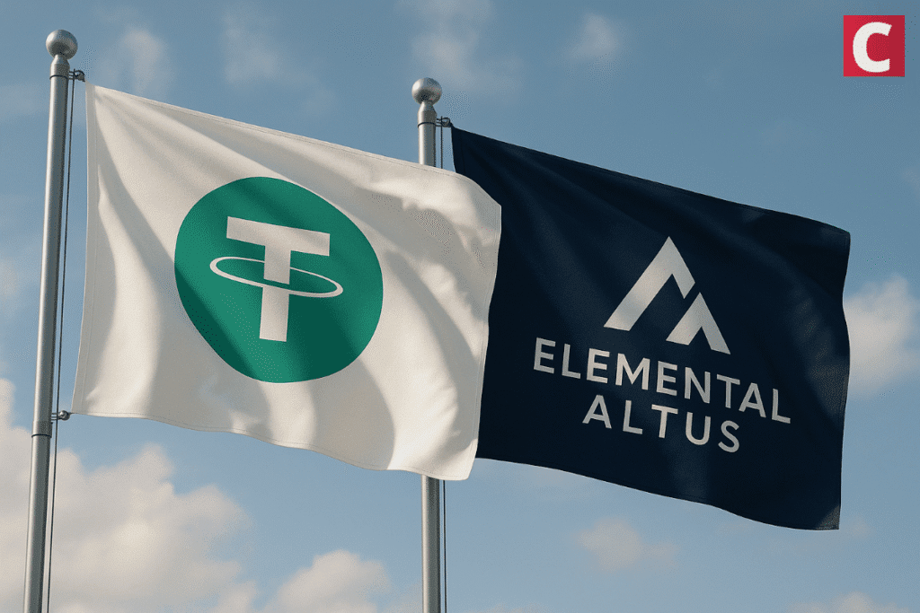 Tether acquires a participation of 31.9% in Elementary Altus Tether acquires 31.9 stake in elemental altus.png
