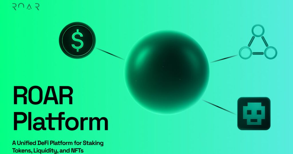 R0AR introduces a unified DEFI platform for tokens, liquidity and rating NFT Roar pr.jpg