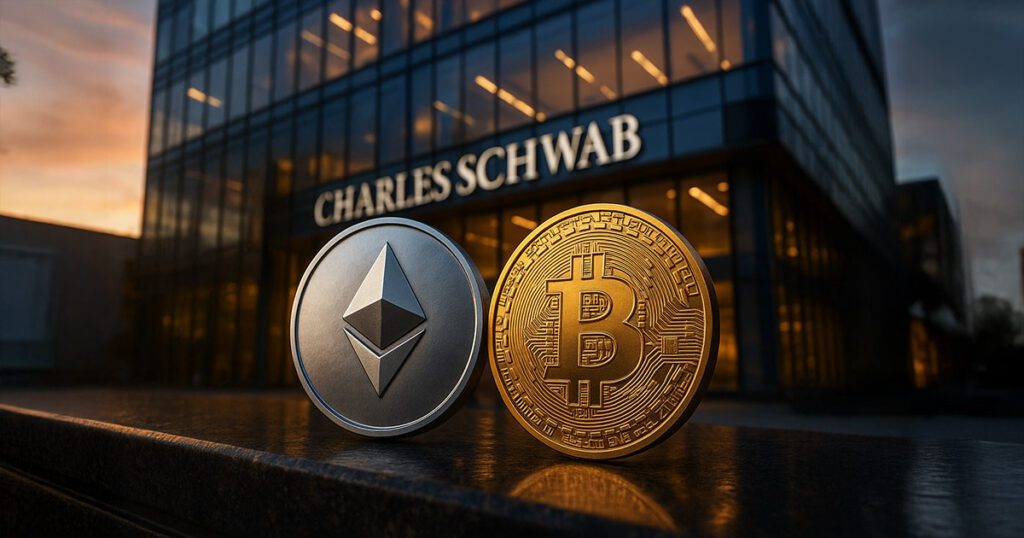The CEO of Charles Schwab says that Bitcoin, Ethereum Trading to come soon Charles schwab btc eth.jpg