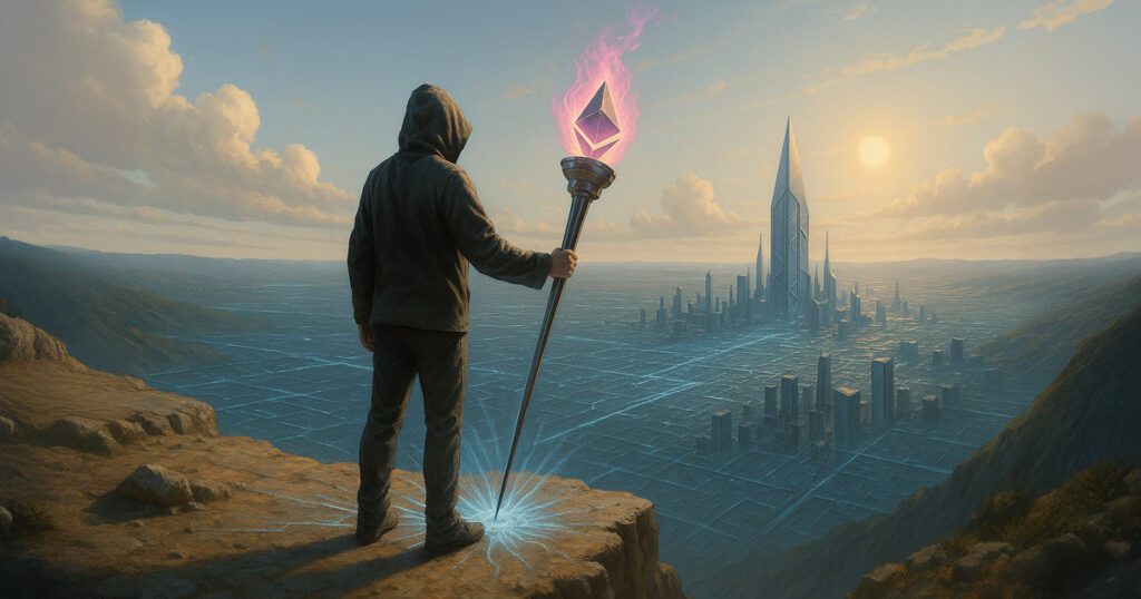 Ethereum passes the torch with NFT while she is preparing for Fusaka Ethereum nft torch .jpg