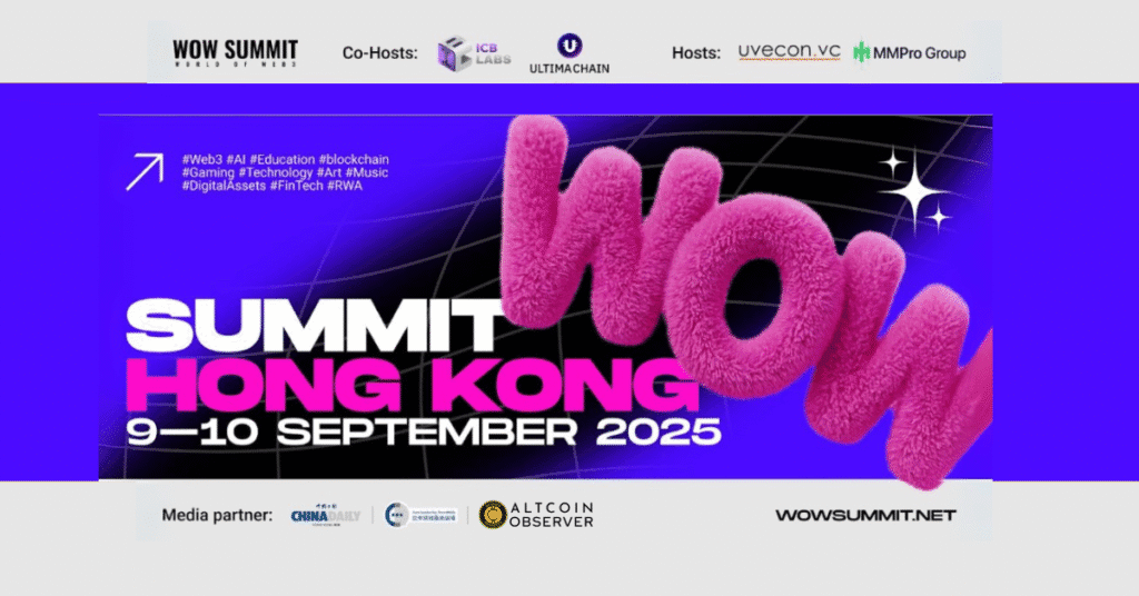 WOW Summit 2025 Returns to Hong Kong, Driving the Global Conversation on Web3 and AI Ao website banner 1