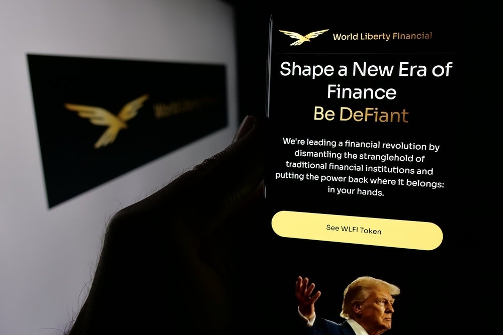 DEFI platform linked to Trump World Liberty Financial In early WLFI token on Ethereum MAINNET Stuttgart germany 10 22 2024 person h.jpeg