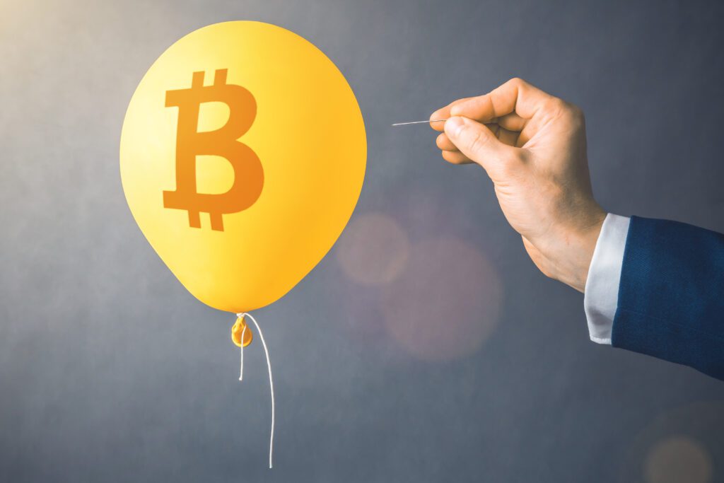 Is a cryptocurrency market market on the horizon? Bitcoin bubble pop.jpg