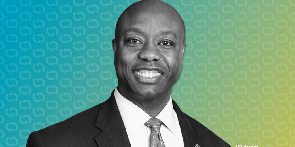 Will Crypto get its long-awaited market structure bill? Tim Scott says the vote could be close Tim scott decrypt style 01 gid 7.jpg