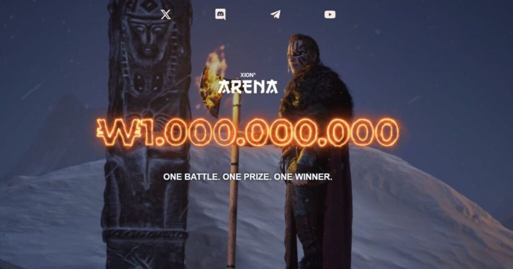 XION launches global combat tournament with the largest individual prize in blockchain gaming history Ao website banner (5)