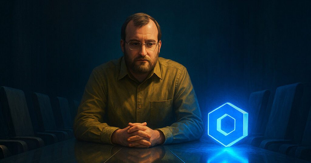 Hoskinson put pressure for ChainLink, Aave and USD1 to save the Cardano DEFI scene Charles hoskinson chainlink.jpg