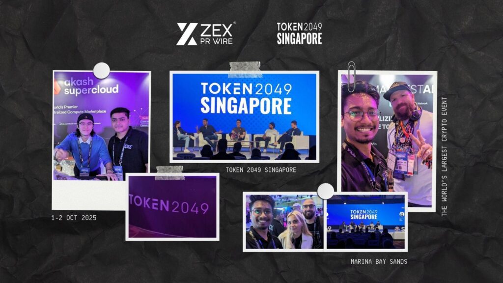 Visibility of the Blockchain Driving: Zex Pr Wire joins Token2049 Singapore Edition in October Image1.jpg
