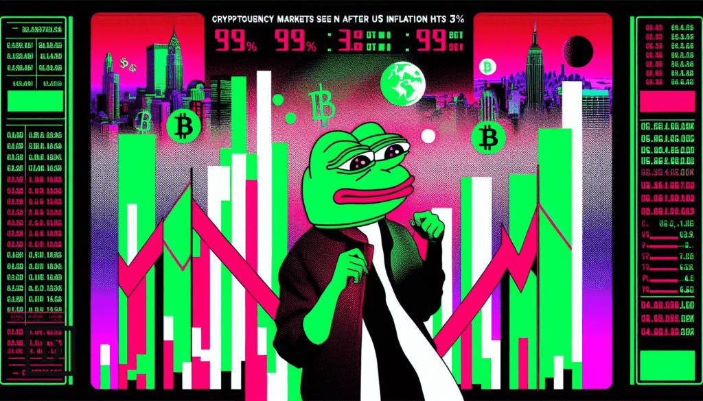 Crypto Markets Post Moderate Gains as US Inflation Hits 3%
