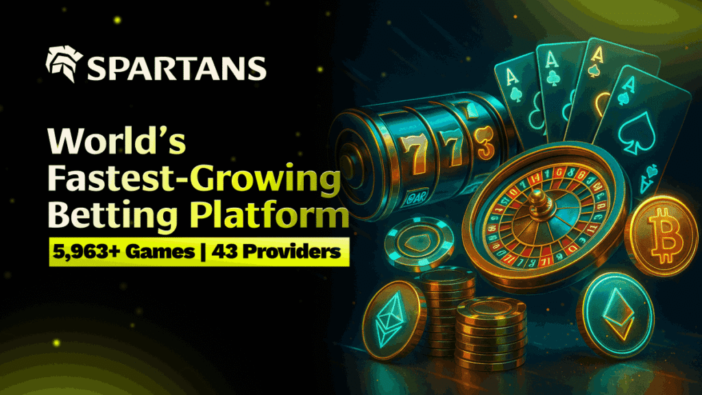 Explore over 5,963 games at Spartans Casino: a game library of unrivaled scale