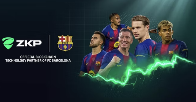 Barca signs 3-year deal with blockchain AI company Zero-Knowledge Proof