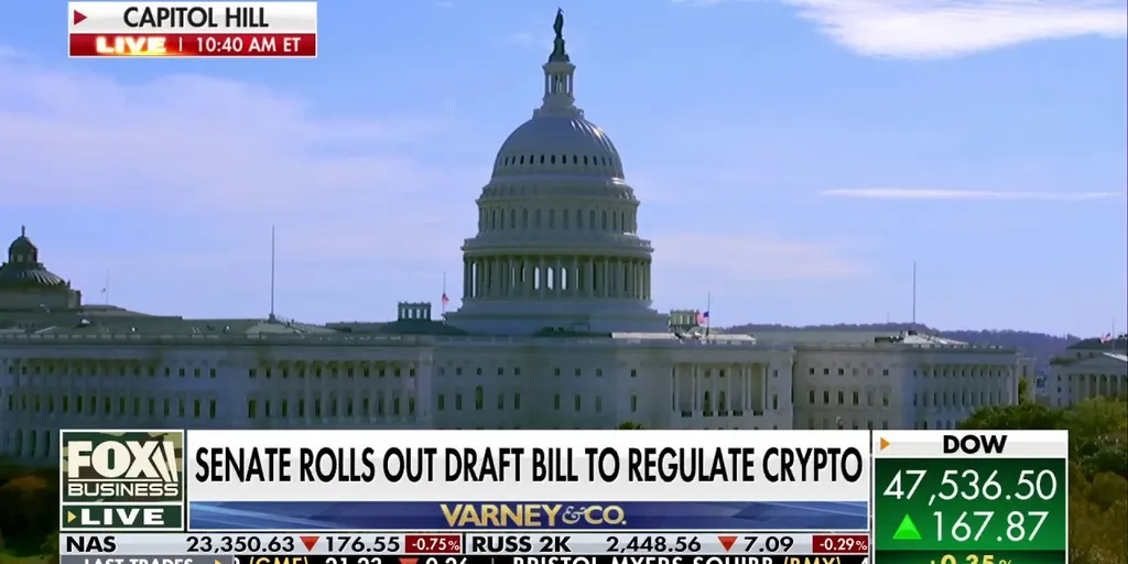 Fox BusinessCapitol Hill Targets Crypto: Senate Unveils Draft Regulatory Plan FOX Business’ Darren Botelho reports from Capitol Hill on the Senate Agriculture Committee’s bill to regulate cryptocurrency and… 20 hours ago