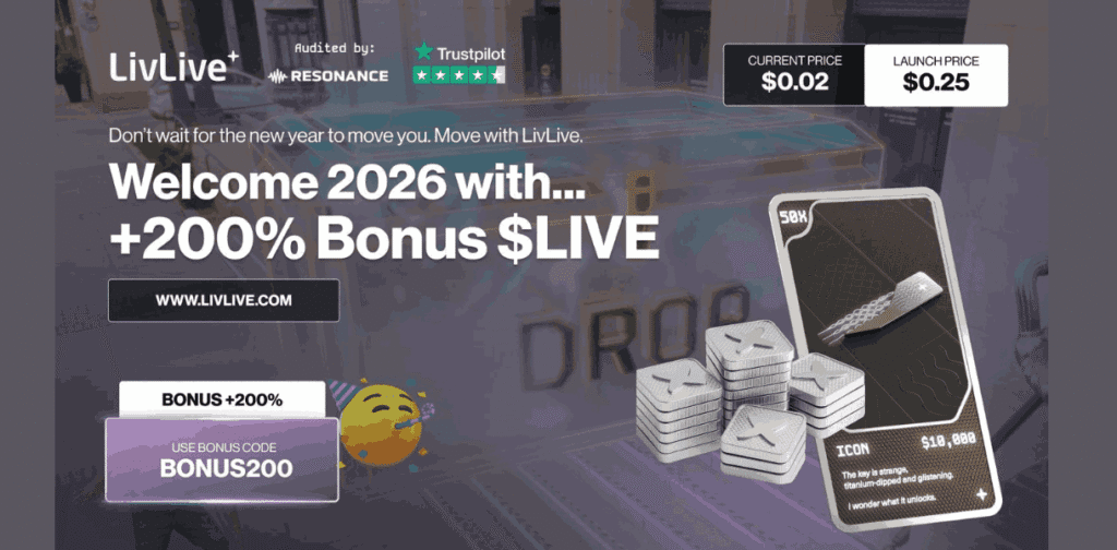 Secure Your Place: Ground Floor Priced LivLive Offers Superior Potential Compared to Mature Assets Like HYPE and AVAX