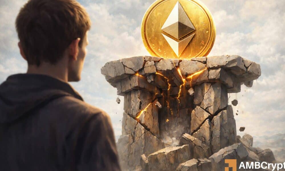 Ethereum Under Pressure: Founder Selling, Whale Losses and Bearish Odds Collide