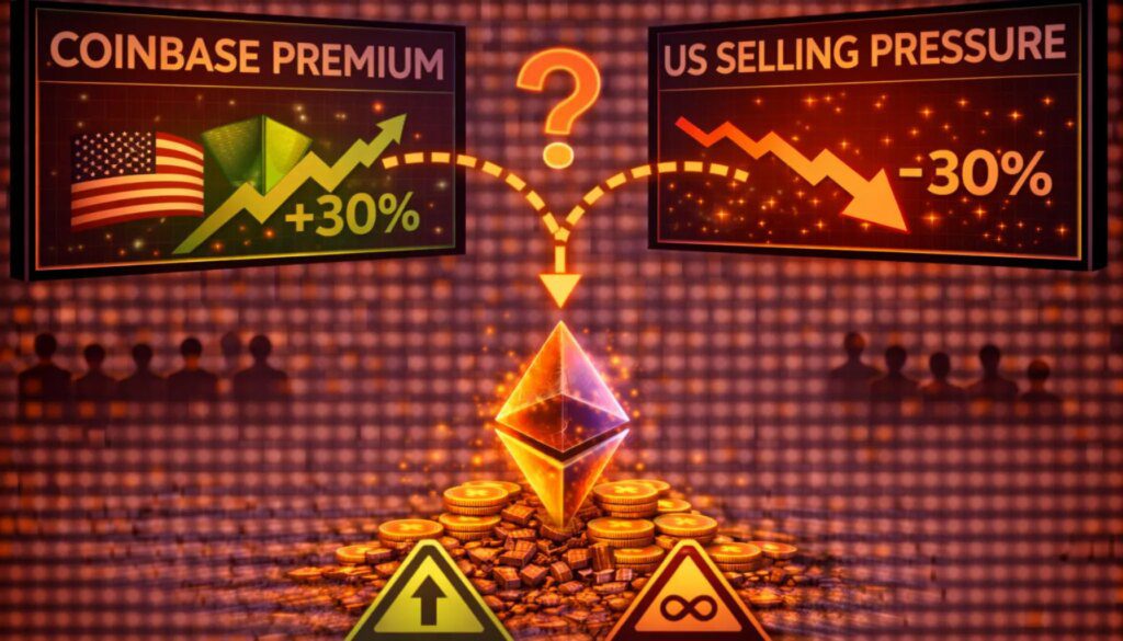Ethereum Coinbase Premium Jumps – Has US Selling Pressure Finally Eased?