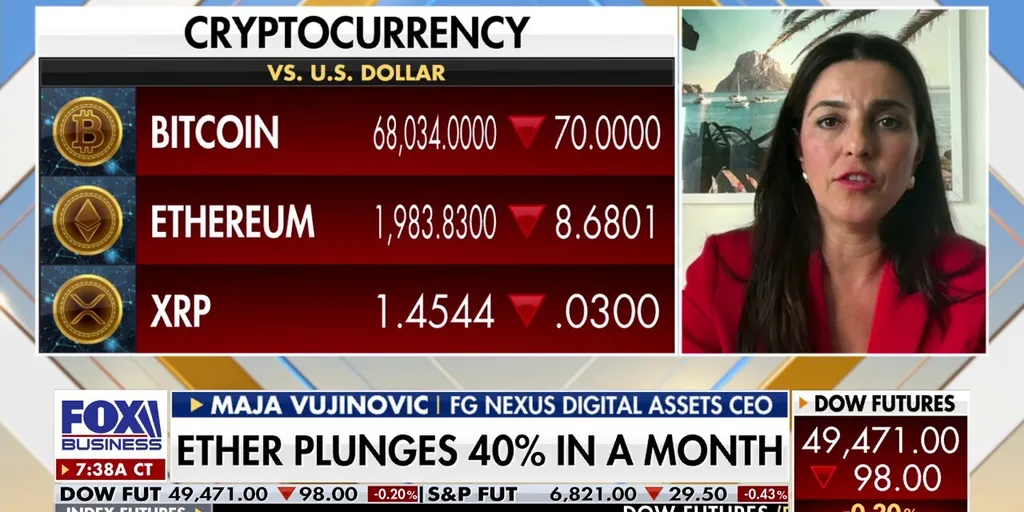 Fox BusinessDespite Crypto Sales Blockchain Is Implemented Everywhere, Says CEODespite Crypto Sales Blockchain Is Implemented Everywhere, Says CEO. Maja Vujinovic, CEO of FG Nexus Digital Assets, discusses what’s happening… 14 hours ago