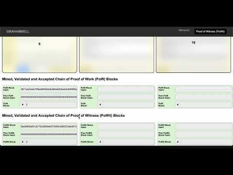 Watch How Proof of Witness & Witness Chains Successfully Cap PoW Mining to 1 Hash Per Second Per Node *