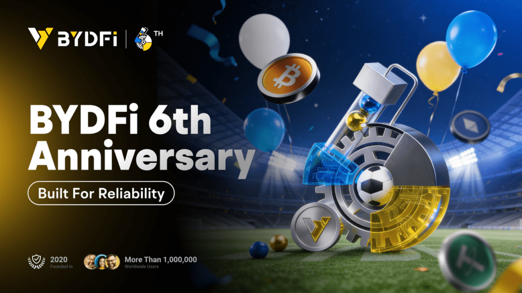 BYDFi marks its 6th anniversary with a month-long celebration, designed for reliability
