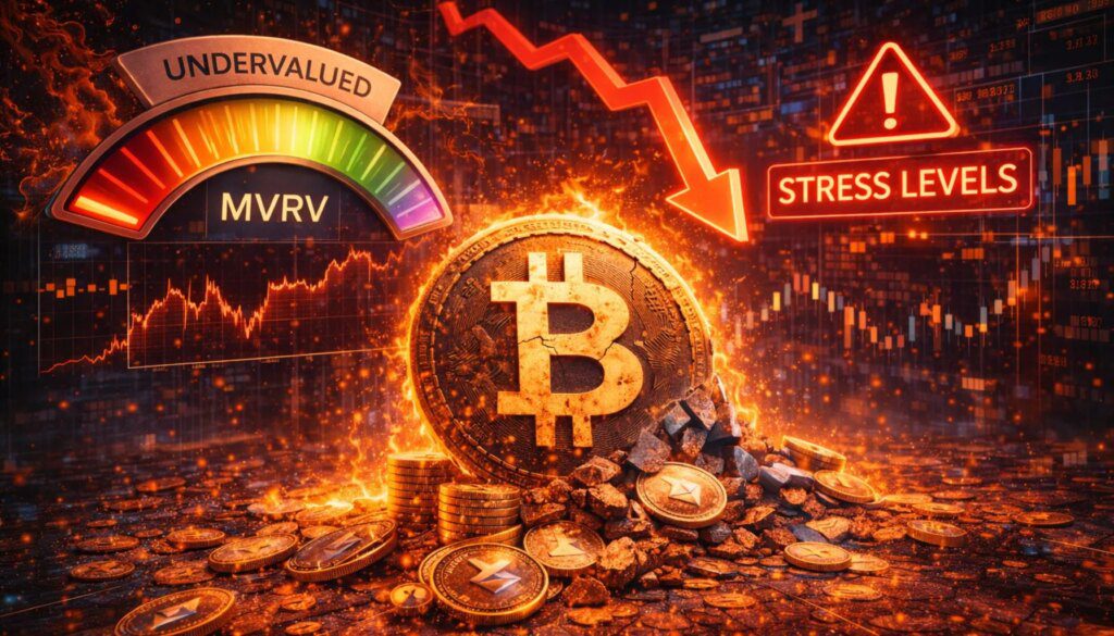 Is Bitcoin undervalued? MVRV ratio reflects post-FTX stress levels