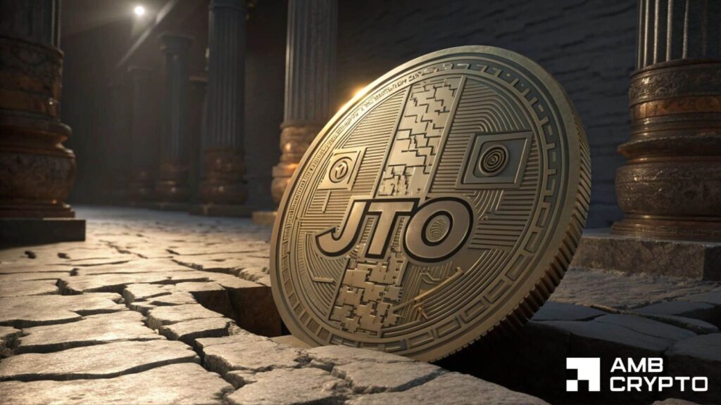 Jito crash erases gains – 13.27% drop raises fears of JTO correction