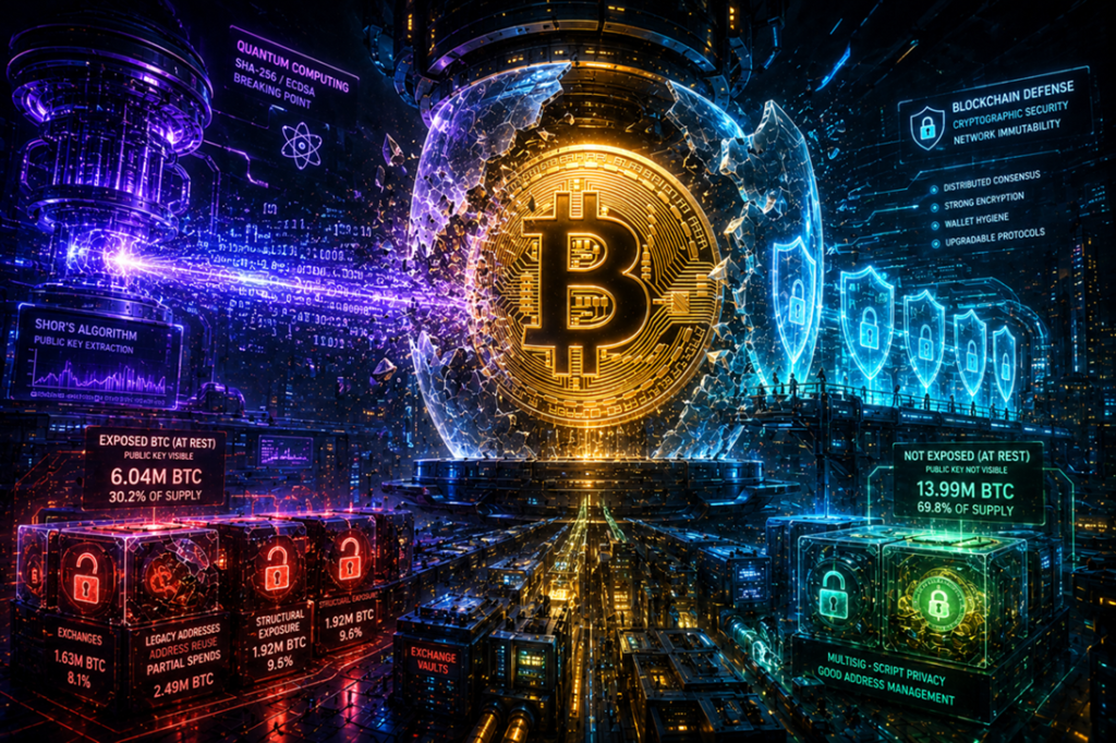 How much Bitcoin is exposed to Quantum?