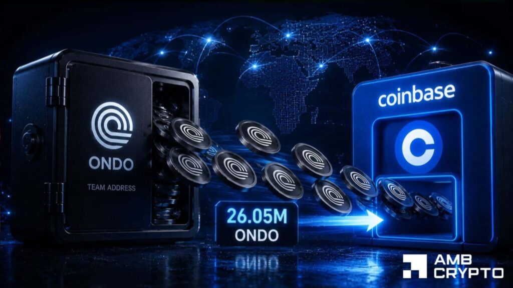 ONDO Team Linked Wallet Sends 26 Million Tokens to Coinbase – Sale Upcoming?
