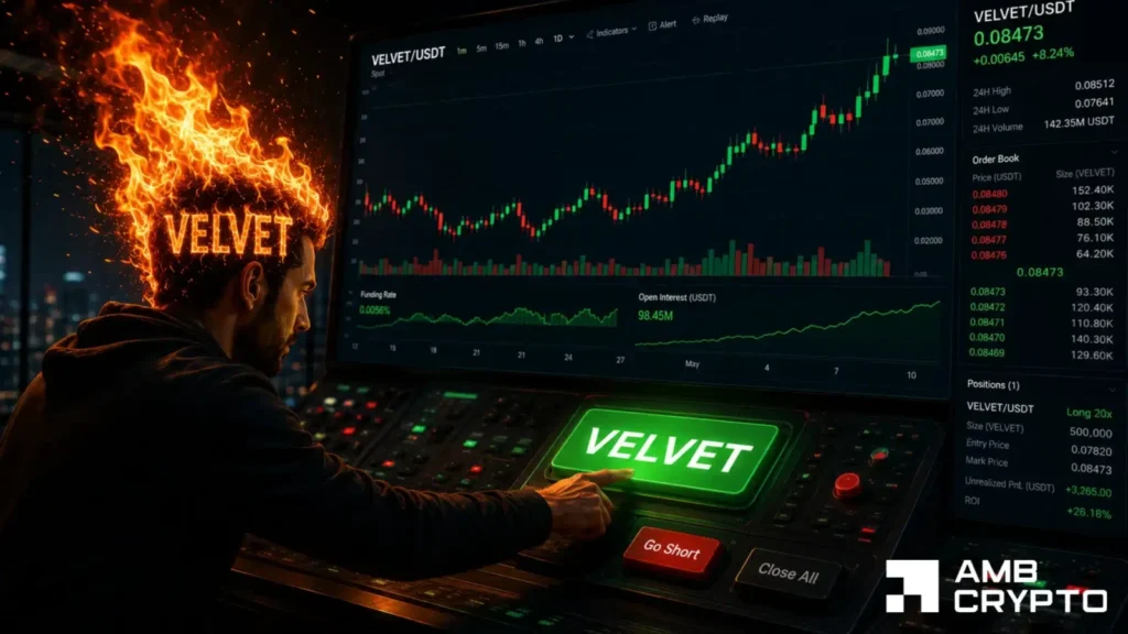 Crypto Velvet Slides 75% in a Week – Why Bulls Aren’t Giving Up Yet