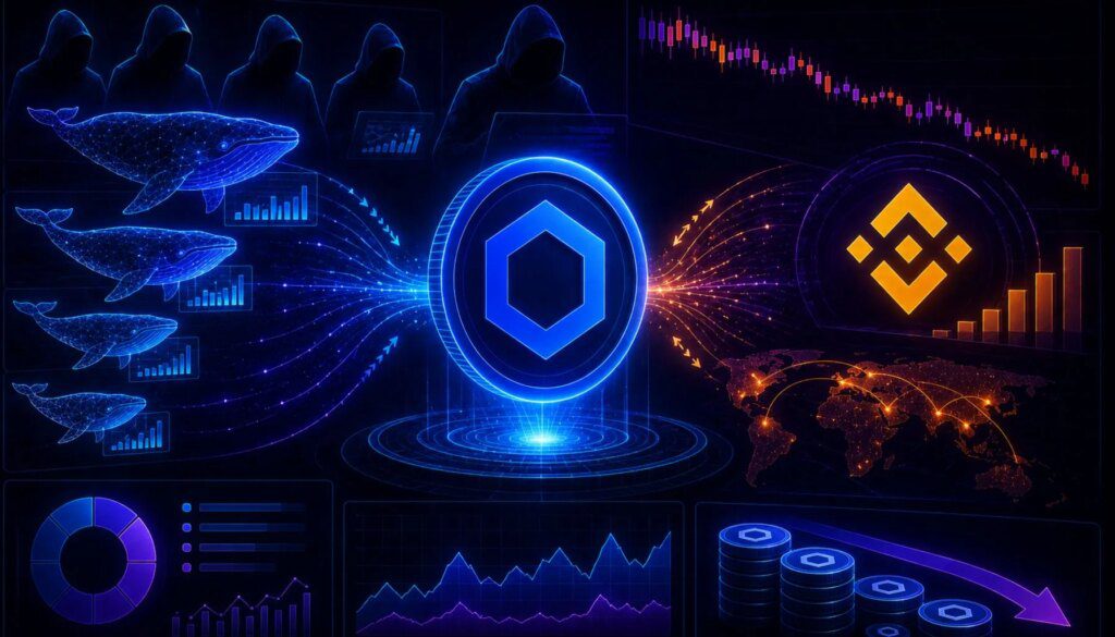 LINK Bullish Pennant Forms as Chainlink Buys Volume Bounces