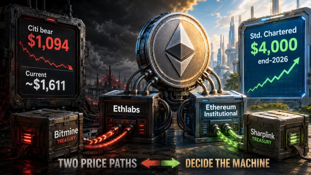 Ethereum divides into three power centers and ETH treasury companies pay two of them.